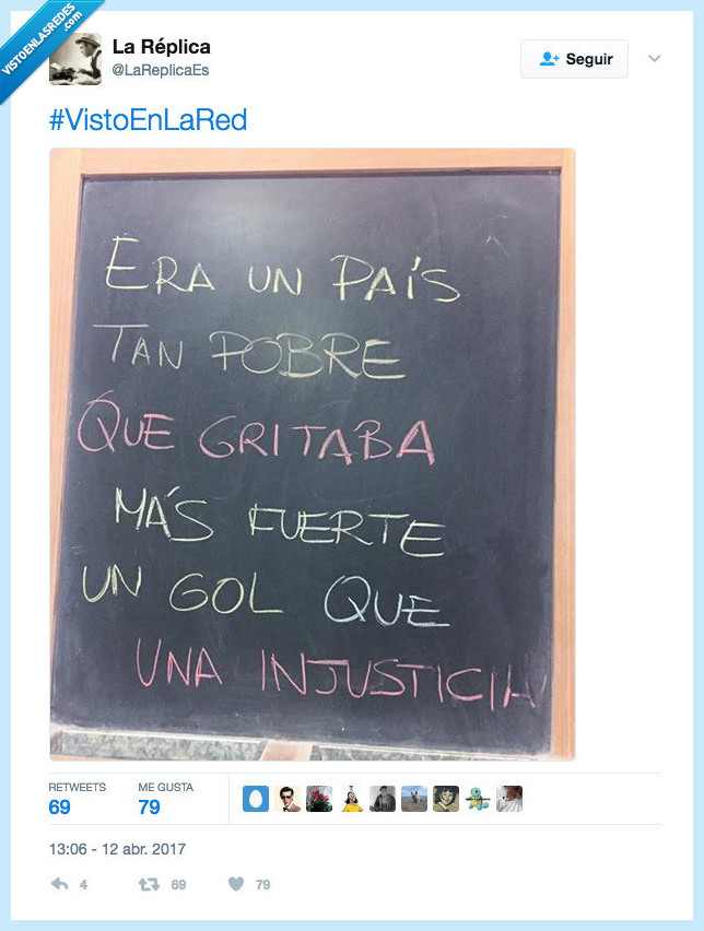 ERA UN PAÍS TAN POBRE QUE (NO) GRITABA ¡GOL!